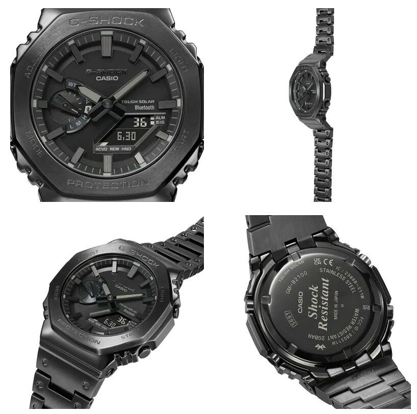 【送料無料】CASIO・カシオ G-SHOCK GM-B2100BD-1AJF フルメタル 八角形フォルムを...