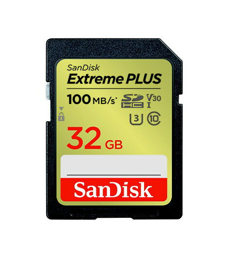 【ゆうパケットで送料無料】SANDISK サンディスク SDSDXWT-032G-JNJIP Extreme PLUS SDHC UHS-Iカード 32GB