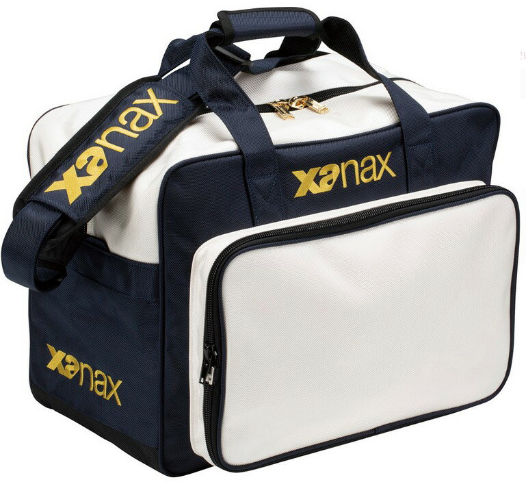 【送料無料】ザナックス BAG816 5001 ショルダーバッグ ネイビー×ホワイト スポーツ 野球 Xanax バッグ