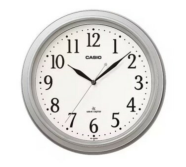 CASIO・カシオ IQ-1005J-8JF 掛時計 / 電波 シンプルデザイン CASIO・カシオ IQ-1005J-8JF 掛時計 / 電波 シンプルデザイン