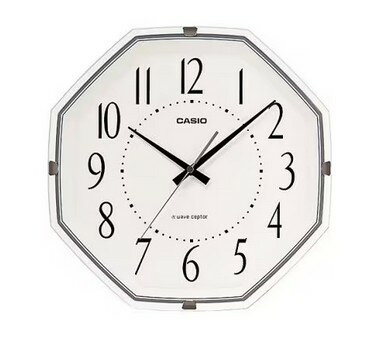 CASIO・カシオ IQ-1007J-7JF 掛時計 / 電波 シンプルデザイン