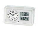 【ゆうパケットで送料無料】 CASIO・カシオ TTM-170NJ-7JF 置時計 / 電波 / 温度・湿度計測 / アラーム シンプルデザイン