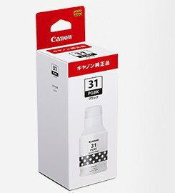 Rakuten - 【ゆうパケットで送料無料】 Canon・キヤノン インクボトル GI-31 PGBK インクジェットプリンター用インクボトル 特大容量顔料ブラック