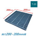集水桝 グレーチング 桝内径200mm用 T20 普通目 ノンスリップ マス 角桝 溝蓋 ます 正方形 落込ますぶた ニムラ 送料無料