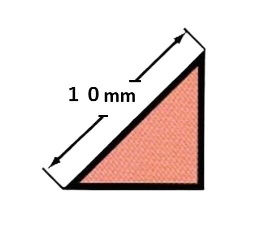 【仕様】 ●発砲素材直角面木 ●再生材料の使用100％！再生プラスチック ●認定番号：06131018号 ●10mm×L2000mm ●1箱200本入