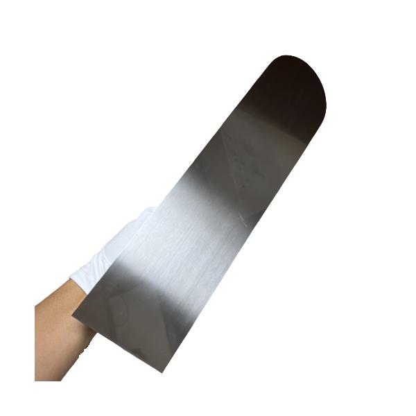 カネミツ 土間鏝 ハイボンド先丸鏝 360mm 0.3mm厚 本焼 スエーデン鋼 楽々グリップ仕様 左官コテ
