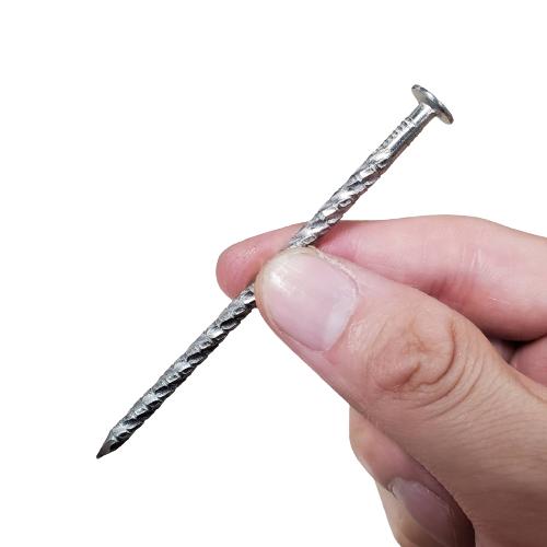 ステンレス製 ダイヤモンドリング釘 #9×90mm 平頭 1kg スパイラル釘 スクリュー釘 2