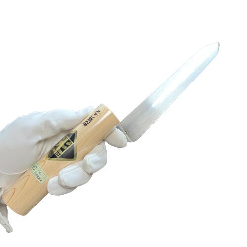 カネミツ 笹刃鏝 180mm ステンレス 役物鏝 左官コテ