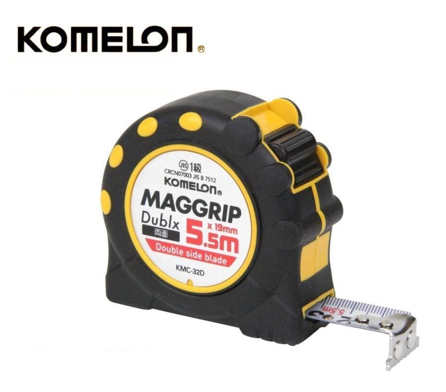 コンベックス 強力マグネット付 マググリップ 19mm×5.5m KMC-32D コメロン KOMELON スケール