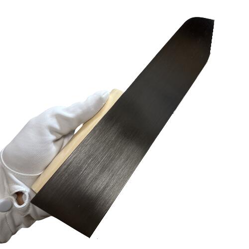 カネミツ スーパー仕上鏝 240mm 油焼 ブラック テフロン加工 左官コテ 仕上げコテ