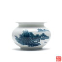 山水図 建水 鍋島焼