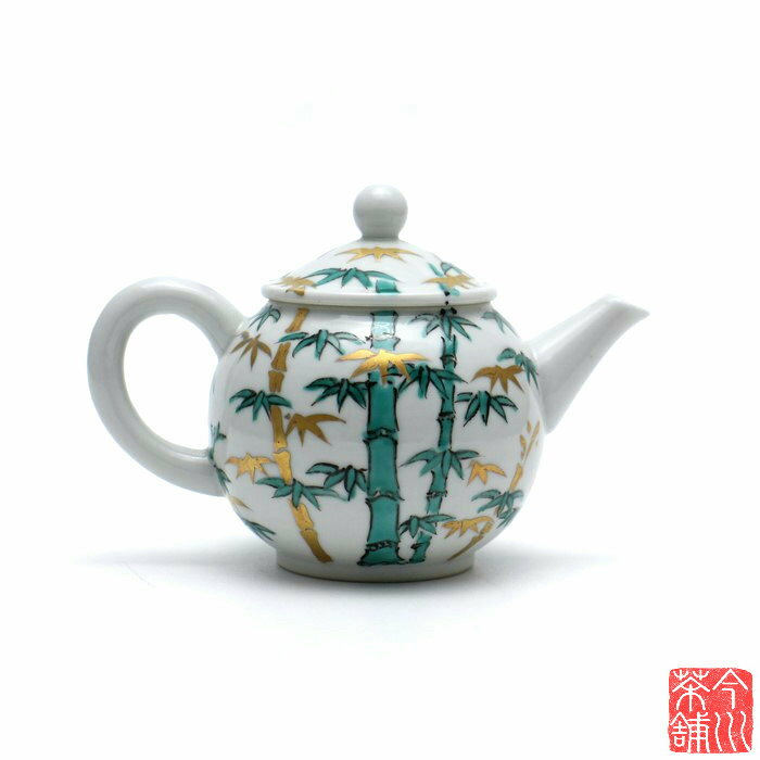 期間限定特別価格 鈴 磁器三彩 朱山作 急須 煎茶道具 / 煎茶器揃え ...