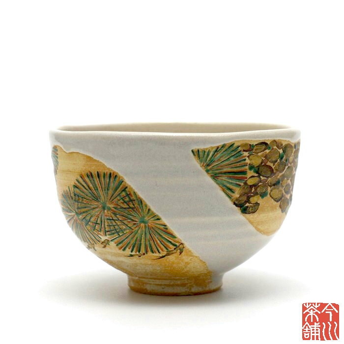Rakuten - 灰釉 唐松 茶碗 秋峰 【 抹茶茶碗 】