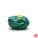 【中古】笠牛 香合 手塚祥堂