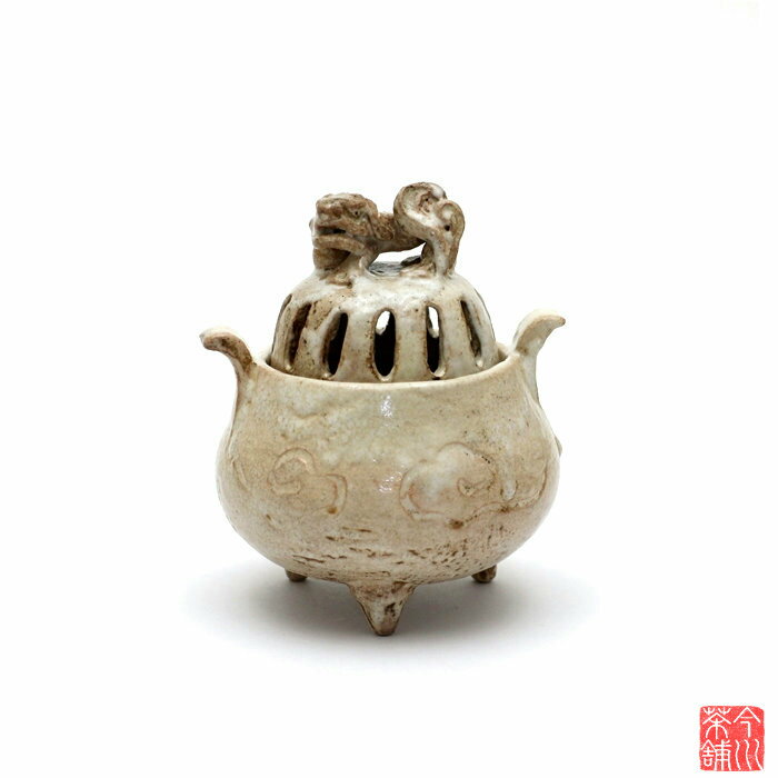 【中古】 香炉 出雲焼 獅子 雲楽