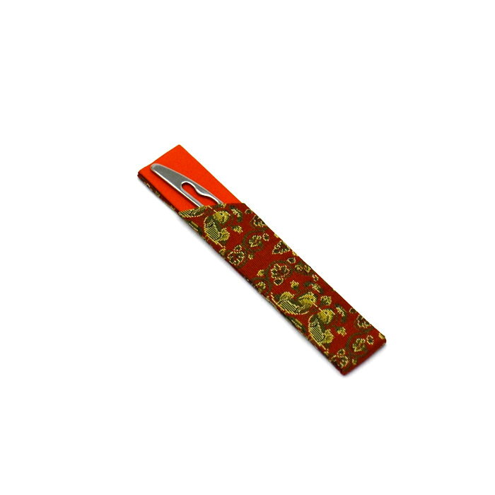 Rakuten - ステンレス 楊子 ケース付 正絹 a-6 【 菓子切 楊枝 】
