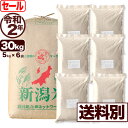 新潟産コシヒカリ 山並 30kg 玄米 令和2年産 米 小分け6袋 【送料別】【21周年！感謝祭】