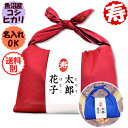 名入れ 魚沼産こしひかり 令和元年産 バンダナ包み我が家の新米 結（300g×2袋入）披露宴 二次会に