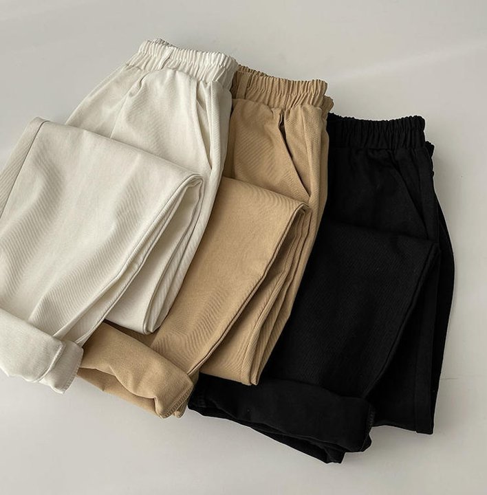 ワイドパンツ きれいめ 春 ウエストゴム ハイウエスト ゆったり 無地 上品 シンプル ベーシック カジュアル 大人 30代 40代 ベージュ ホワイト ブラック PT-030R