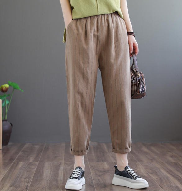 ロングパンツ リネン きれいめ 大きいサイズ ハイウエスト 無地 体型カバー 無地 上品 シンプル ベーシック カジュアル 大人 30代 40代 ベージュ グレー ホワイト ブラック PT-129R