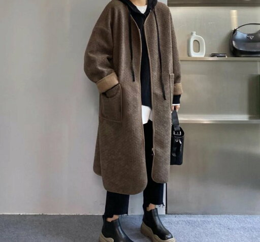 ウールコート ミドル丈 膝下 シングルブレスト 無地 ゆったり 長袖 ウール カジュアル シンプル 大人かわいい ベーシック お出かけ デート 普段使い デイリー 秋 冬 OU-042RT ウールコート ミドル丈 膝下 シングルブレスト 無地 ゆったり 長袖 ウール カジュアル シンプル 大人かわいい ベーシック お出かけ デート 普段使い デイリー 秋 冬 OU-042RT