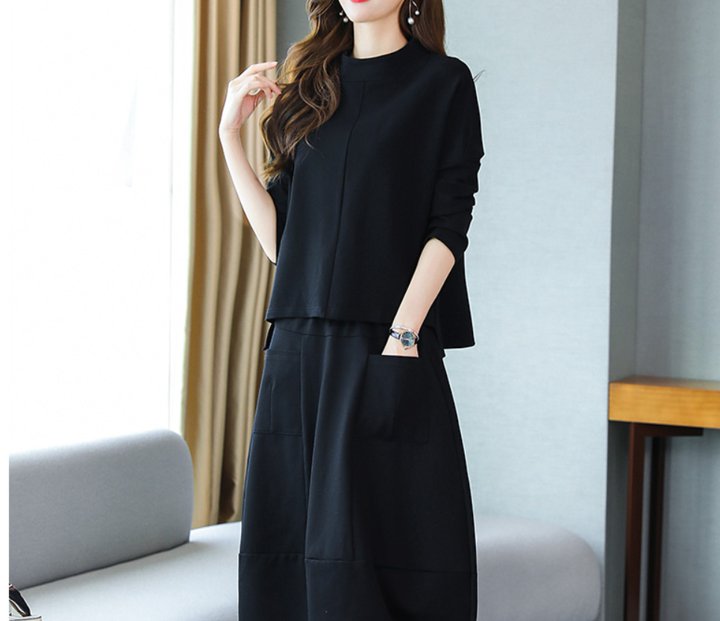 セットアップ レディーススーツ スカート カジュアルスーツ 秋冬 きれいめ 長袖 ひざ下スカート 通勤 大人 かわいい ST-004MS