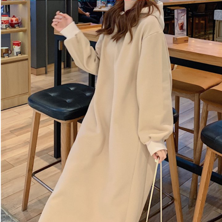 フード付きワンピース レディース ロング 秋冬 きれいめ 長袖 大人 上品 カジュアル フード付き ワンピース シンプル 無地 大きいサイズ 部屋着 暖か マタニティー OP-025MS
