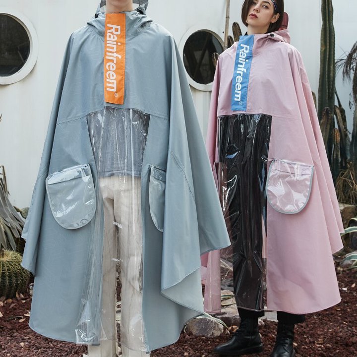 【カラー】ブラック　イエロー　ライトブルー　ブルー　グリーン　オレンジ　グレー　ピンク【サイズ(cm)】3XL：前丈133cm/着丈105cm/脇丈89cm【素材】ポリエステル雨の日でも安心安全な機能たくさん♪大活躍！大人用 オシャレなデザインが嬉しい♪【納期】お取り寄せ商品となります。納品までに約2〜3週間前後かかります。【注意事項】・パソコンやモニターの環境により実際の色と異なる場合があります。・ノーブランド海外製品は日本の商品に比べて裁縫が甘い場合がございます。・サイズは1cm〜3cmの差が生じる場合があります。以上の事にご同意いただける方のみご購入ください。商品コード：RC-044KT