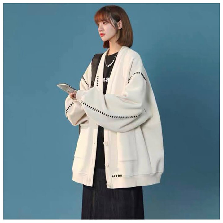 カーディガン コート レディース カジュアル ファッション 秋冬 レディース ゆったり 大きいサイズ 長袖 韓国 コーデ きれいめ 襟 厚手 薄手 かわいい 柄 着こなし 人気 ミドル丈 コーデ 30代 40代 50代 TP-048KMY