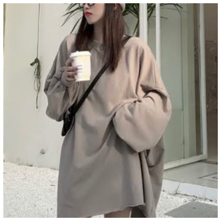 シングル グレー ルーズ トップ コートプルオーバー レディース きれいめ 韓国 人気 コーデ 軽量 大きいサイズ おすすめ おしゃれ 暖かい 秋冬 すっきり かわいい トレンド ゆったり 30代 40代 50代 TP-136KMY