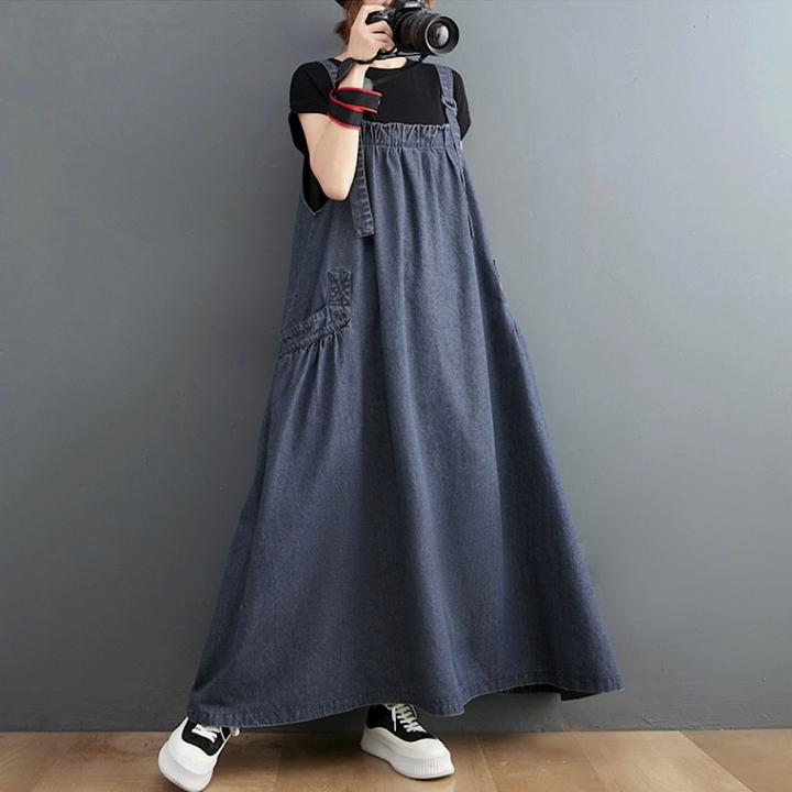 レトロ デニム サスペンダー サロペット オーバーオール オールインワン デニム パンツ スカート 秋冬 大きいサイズ 大人 カジュアル ゆったり デニム 低身長 コーデ レディース 着こなし きれいめ おしゃれ かわいい 30代 40代 50代 AI-023KMY