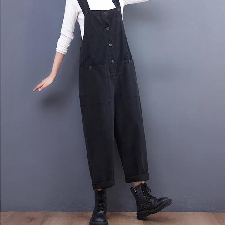 プラス サイズ ワイド レッグ サロペット オーバーオール オールインワン デニム パンツ スカート 秋冬 大きいサイズ 大人 カジュアル ゆったり デニム 低身長 コーデ レディース 着こなし きれいめ おしゃれ かわいい 30代 40代 50代 AI-036KMY