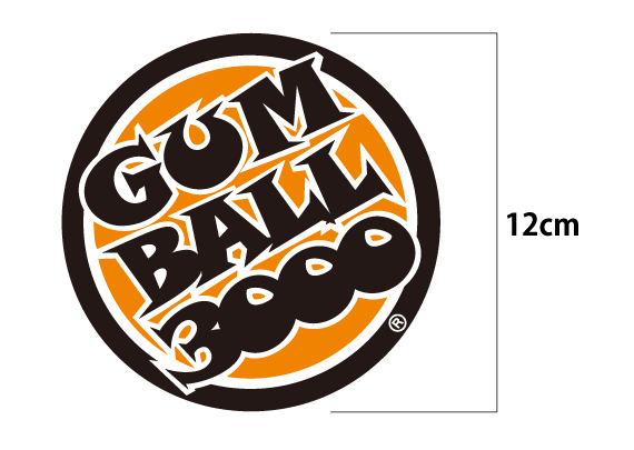 楽天IMAGINE　STYLEガム ボール 3000 GUM BALL 3000 ロゴ ステッカー （デカール・シール）