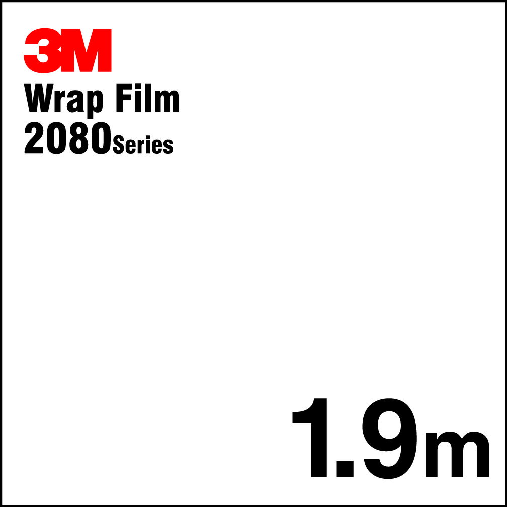 3Mラップフィルム 2080 シリーズ2080-M10 マットホワイト 152.4cm x 1.9m