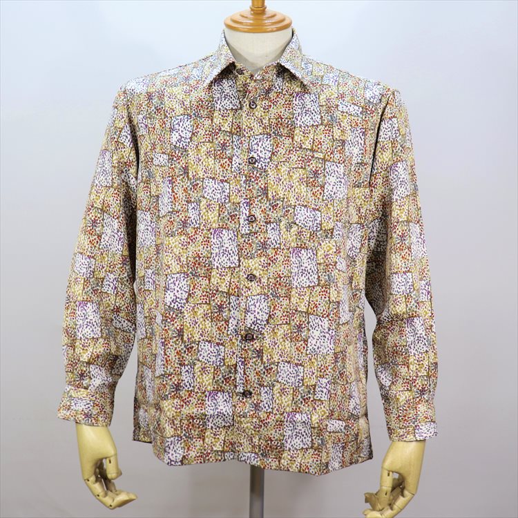 【クーポンご利用で500円OFF!】ポリエステルシャツ メンズ 長袖 柄シャツ 秋冬 日本製 紳士 シニア シャツ レギュラーカラー ポリエステル 総柄 プリント 誕生日 プレゼント ギフト 贈り物 おしゃれ カジュアル ファッション シニアファッション メンズファッション imagine-sting-10000619 men’s SHOP IMAGINE STUDIO サンプル画像3