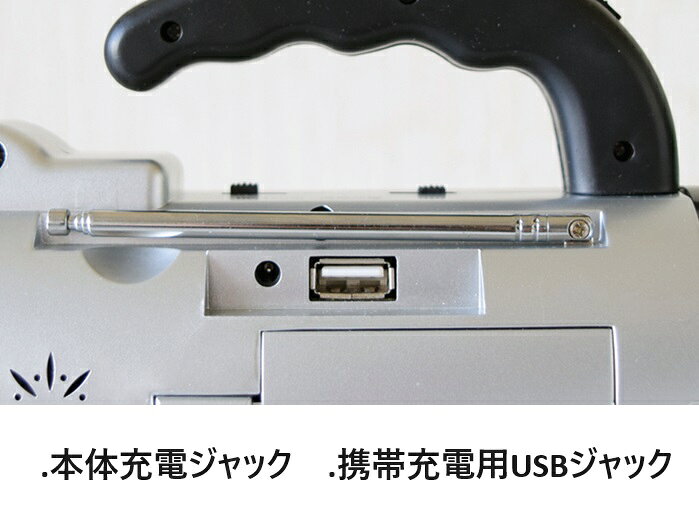 地震 災害 緊急 防災 IPhone 充電 ラジオ 36950　ぐるぐるラジオトーチ　携帯電話充電機能付　（アオヤギコーポレーション）【メーカー直送品】【代引き/同梱不可】【懐中電灯/防災ラジオ/ダイナモ発電/LEDライト/地震/停電/台風/備え】 imaginelife-10053867 カッパ、カー用品の新未来創造 サンプル画像2