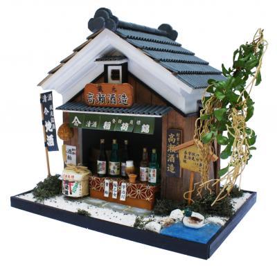 カッパ、カー用品の新未来創造のビリー　ドールハウスキット　8613　街道シリーズ　伏見の酒造【お取り寄せ商品】【ドールハウス、手作りキット、ジオラマ】｜アングル2