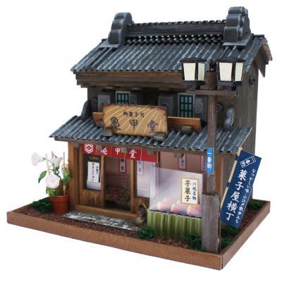 カッパ、カー用品の新未来創造のビリー　ドールハウスキット　8614　街道シリーズ　川越の蔵造り【お取り寄せ商品】【ドールハウス、手作りキット、ジオラマ】｜アングル2