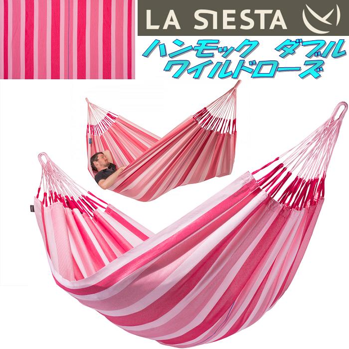 楽天カッパ、カー用品の新未来創造LA SIESTA（ラシエスタ）　hammock double　ハンモック　ダブル ワイルドローズ AVH16-7【アウトドア・キャンプ・ハンモック・サマーベッド】【お取り寄せ】【同梱/代引不可】