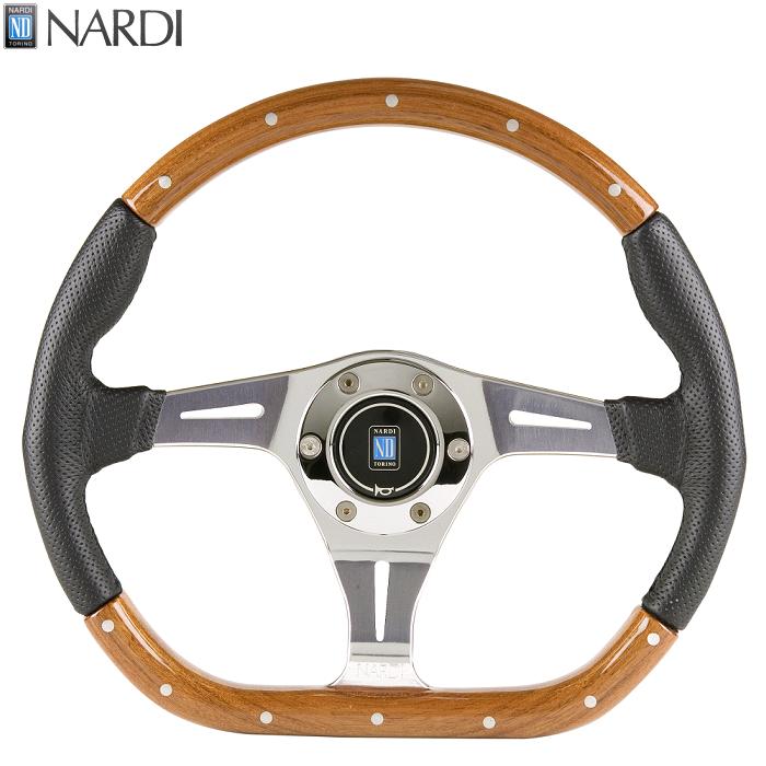 NARDI ナルディ N200 Kallista　カリスタ　ステアリング　径350mm　NARDIホーンボタン・クロームホーンリング・専用ビス付属【お取り寄せ商品】【ハンドル、ステアリング】