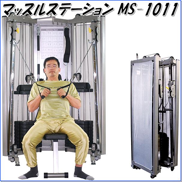 【送料無料(北海道・沖縄・離島を除く)】マッスルステーション MS-1011　業務用・準業務用【メーカー直送】【代引き/同梱不可】【マルチジム、トレーニング機器】 1