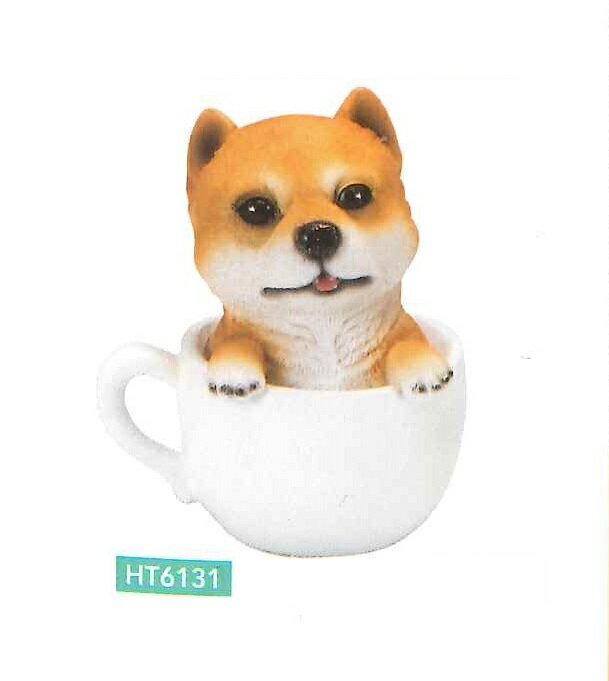 エイチツーオー　HT6131　ティーカップ入ドッグ　柴犬　HT-6131【メーカー直送】【代引き/同梱不可】【..