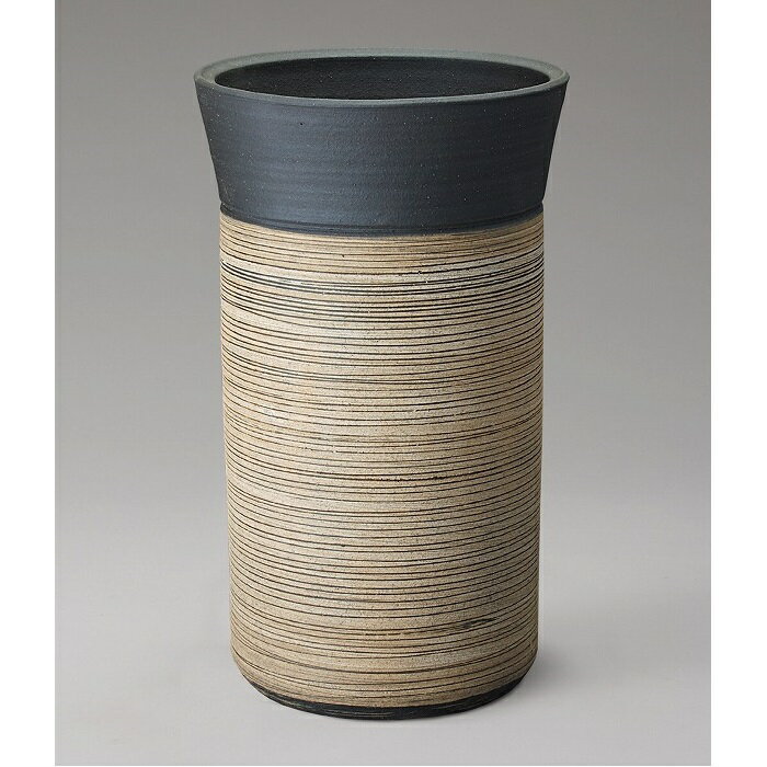 【送料無料（離島は除く）】信楽焼　525-05　ストリーム傘立【メーカー直送品】【同梱/代引不可】【信楽焼　傘たて】