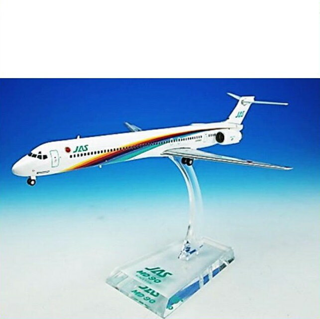 楽天カッパ、カー用品の新未来創造国際貿易　JALUX BJE3036 JAS MD-90 3号機 旅客機　1/200スケール【お取り寄せ商品】【日本航空、日本エアシステム、航空機、エアプレーン、模型】