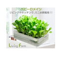 リビングファーム　LFS-326　ミニ水耕菜園キットBL ベビーロメイン【メーカー直送】【代引き／同梱包不可】【栽培キット/水耕栽培/栽培セット/LivingFarm】