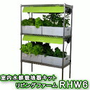 【送料無料(沖縄・離島を除く)】リビングファーム LF-RHWL6 室内水耕栽培器キット リビングファームRHW6【メーカー直送】【代引き/同梱包不可】【栽培キ...