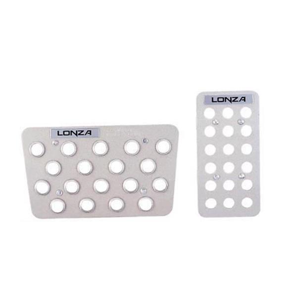 【ネコポス対応品】ナポレックス AK-701 LONZA 　ミニペダルセット　オートマ　軽・コンパクトカータイプ【お取り寄せ商品】【アルミ製 アルミペダル スポーツペダル アクセルペダル ブレーキペダル 車 スポーツ カスタム アクセサリー】のサムネイル