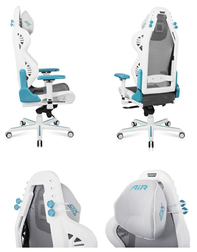 DXRacer AH-7200CY ディーエックスレーサー チェア シアン ブルー【組み立て式】【送料無料（北海道・沖縄・離島は除く）】【メーカー直送品】【同梱／代引不可】【ゲーミングチェア ゲーム実況 ゲーム配信 eスポーツ Youtuber デラックスレーサー】