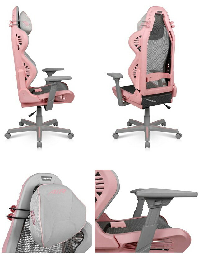 DXRacer AL-7100PK ディーエックスレーサー チェア ピンク【組み立て式】【送料無料（北海道・沖縄・離島は除く）】【メーカー直送品】【同梱／代引不可】【ゲーミングチェア ゲーム実況 ゲーム配信 eスポーツ Youtuber デラックスレーサー】