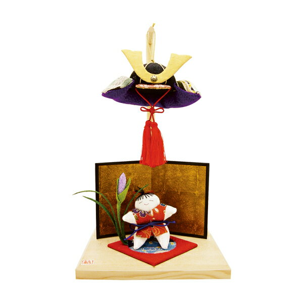 リュウコドウ 2-307 五月人形 兜とわらべのお細工飾り 【お取り寄せ商品】【端午の節句/五月人形/兜飾り/鯉のぼり】